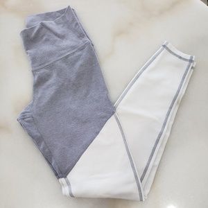 White/Grey Active Leggings